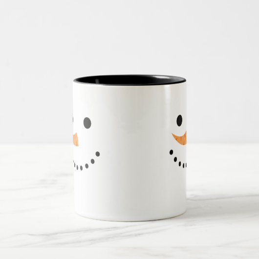 Snowman-Tasse Zweifarbige Tasse (Mittel)