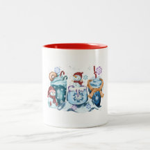 Snowman-Tasse