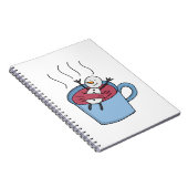 Snowman Tee-Kaffee Notizblock (Rechte Seite)