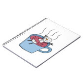 Snowman Tee-Kaffee Notizblock (Linke Seite)