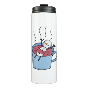 Snowman Tee-Kaffee Thermosbecher