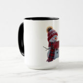 Snowman Tee Tasse Design (Vorderseite Links)