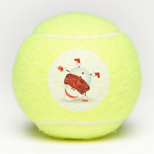 Snowman Tennisbälle (Vorderseite)