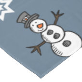 Snowman Tischdecke (Schrägansicht)