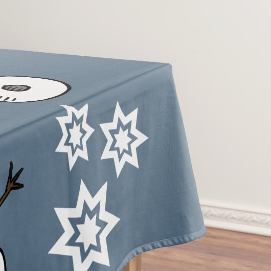Snowman Tischdecke (Beispiel)