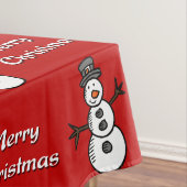 Snowman Tischdecke (Beispiel)