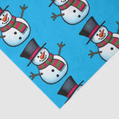 Snowman Tissue Paper Seidenpapier (Detail)