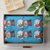Snowman Tissue Paper Seidenpapier (Geschenk)