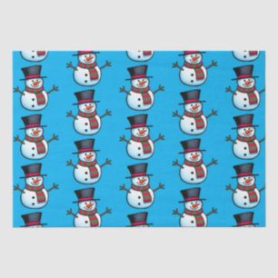 Snowman Tissue Paper Seidenpapier