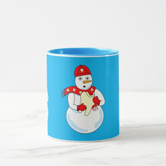 Snowman Tooth Tasse (Zentrum)