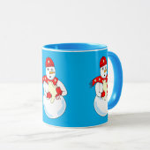 Snowman Tooth Tasse (VorderseiteRechts)