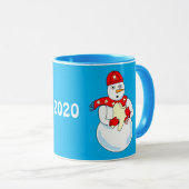 Snowman Tooth Tasse (VorderseiteRechts)