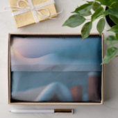 Snowman Town Illustration Large Seidenpapier (Geschenk)