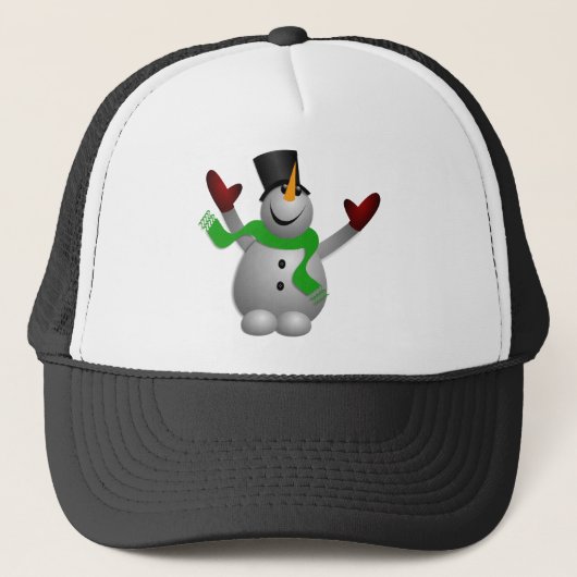 Snowman Truckerkappe (Vorderseite)