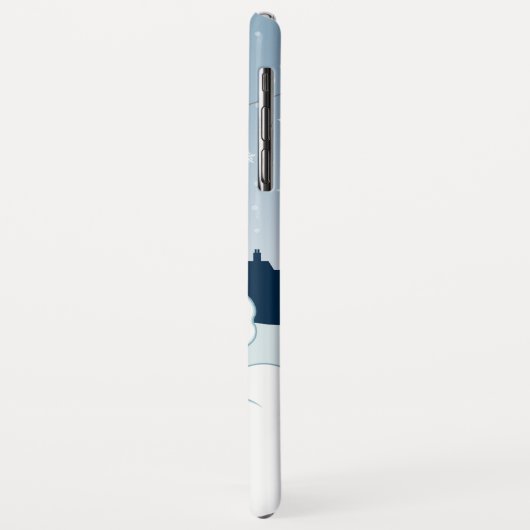 Snowman u. Strumpf-Weihnachten Case-Mate iPhone Hülle (Hinten/Links)