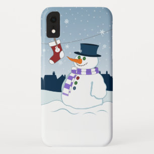 Snowman u. Strumpf-Weihnachten Case-Mate iPhone Hülle