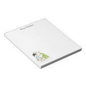 Snowman und Bluebird Notepad Notizblock (angewinkelt)