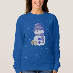 Snowman und Bunnies Sweatshirt