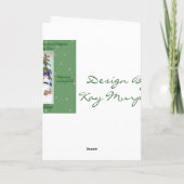 Snowman und Freunde Feiertagskarte (Rückseite)