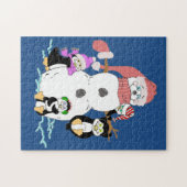 Snowman und Penguin Puzzle (Horizontal)