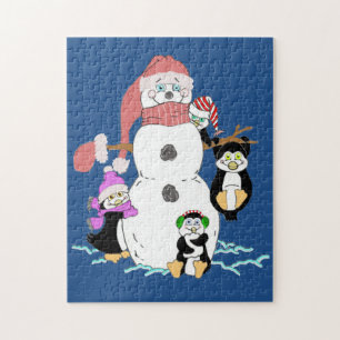 Snowman und Penguin Puzzle