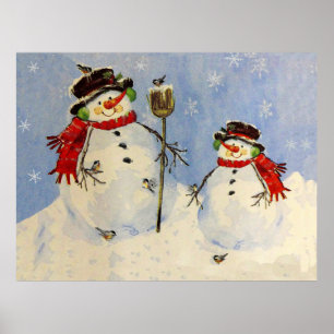 Snowman und Son Poster