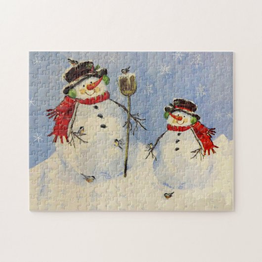 Snowman und Son Puzzle (Horizontal)