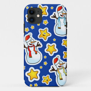 Snowman und Sterne, iPhone 5 Fall Case-Mate iPhone Hülle