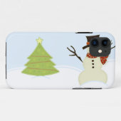 Snowman und Tree iPhone 5 BT Fall Case-Mate iPhone Hülle (Rückseite (Horizontal))
