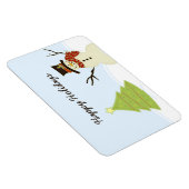 Snowman und Tree Magnet (Rechte Seite)