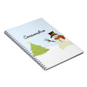 Snowman und Tree Notizblock (Rechte Seite)
