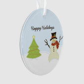 Snowman und Tree Ornament (Vorderseite)
