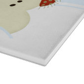 Snowman und Tree Schneidebrett (Ecke)