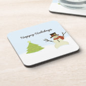 Snowman und Tree Untersetzer (Linke Seite)