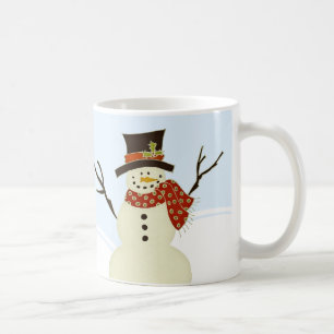 Snowman und Tree Weihnachten-Tasse Kaffeetasse