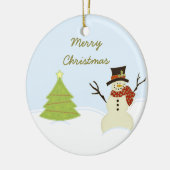 Snowman und Tree Weihnachtsschmuck (Links)