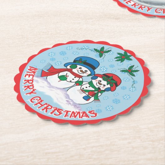 Snowman Untersetzer (angewinkelt)