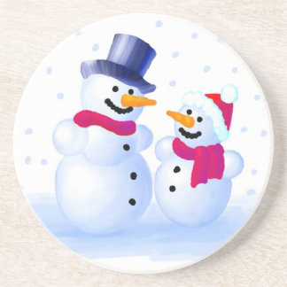 Snowman-Untersetzer Getränkeuntersetzer