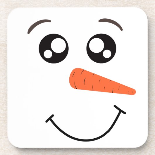 SNOWMAN UNTERSETZER SET (6) (Vorderseite)