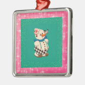 Snowman Vintage Weihnachten Ornament Aus Metall (Links)