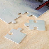 Snowman Vintage Weihnachten Puzzle (Seite)