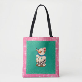 Snowman Vintage Weihnachten Tasche