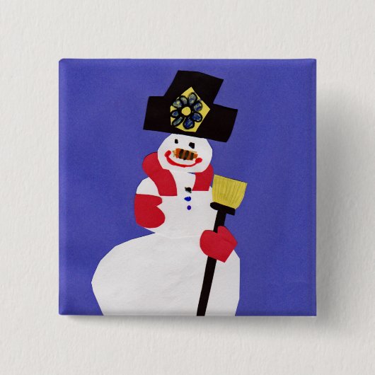 Snowman von VictoriaShaylee Button (Vorderseite)