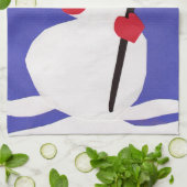 Snowman von VictoriaShaylee Geschirrtuch (Gefaltet)