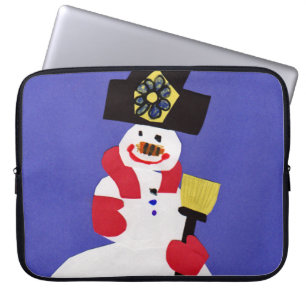 Snowman von VictoriaShaylee Laptopschutzhülle