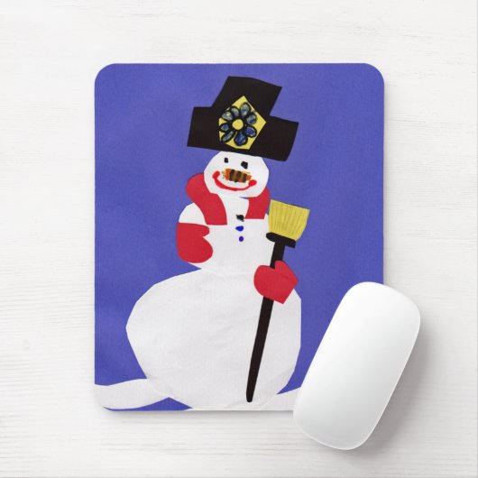 Snowman von VictoriaShaylee Mousepad (Mit Mouse)