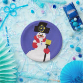 Snowman von VictoriaShaylee Pappteller (Party)