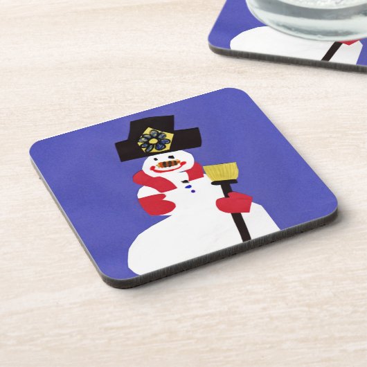 Snowman von VictoriaShaylee Untersetzer (Linke Seite)