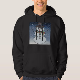 Snowman w/BG (vivid) - Männergedecktes Sweatshirt
