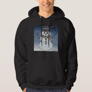 Snowman w/BG (vivid) - Männergedecktes Sweatshirt